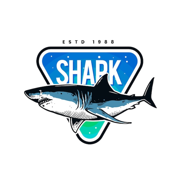 Shark ontwerpsjabloon