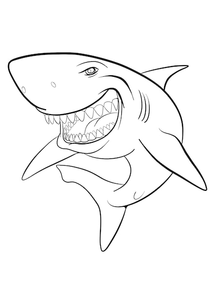 Vector shark vector