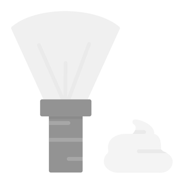 Vector shaving brush icon vector image can be used for fathers day
