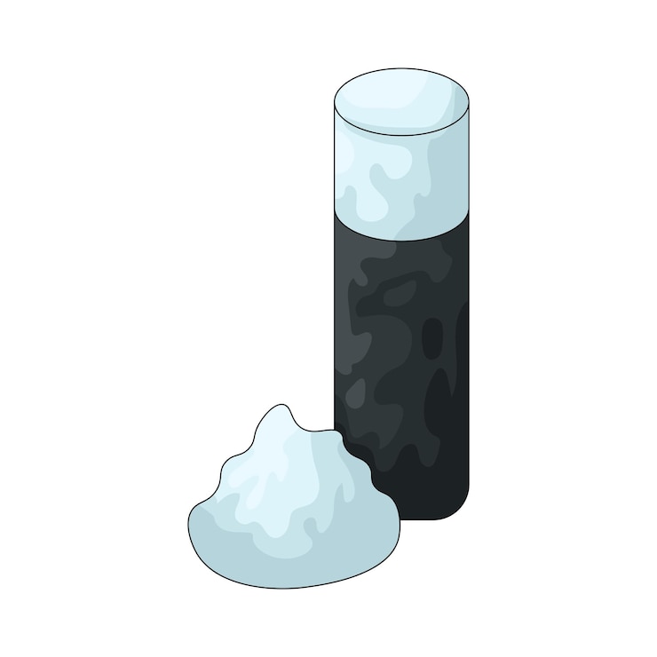 Vector shaving cream