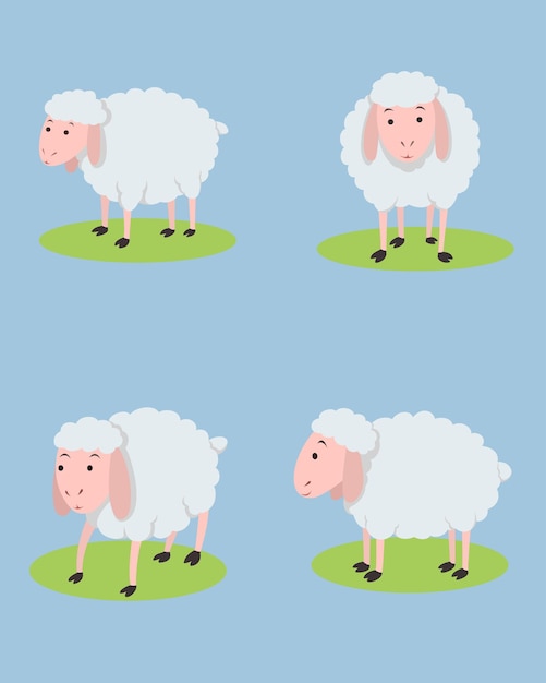 Vector sheep vector art