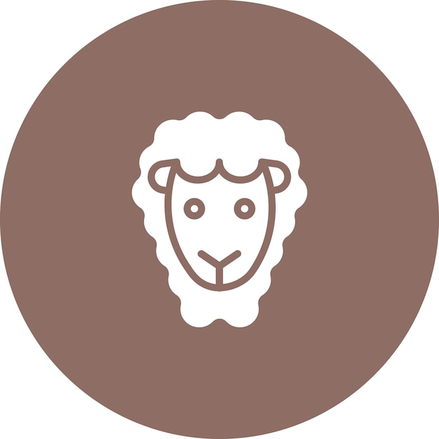 Sheep vector icoon illustratie van Village icoon set