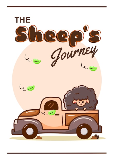 The sheep39s journey children39s book volume design