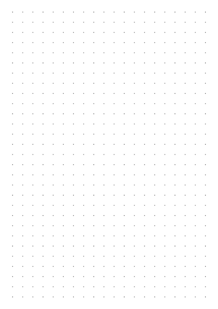 Sheet of gray dots on a white background. Perfect for planner, notebook, school, print. A4 sheet.