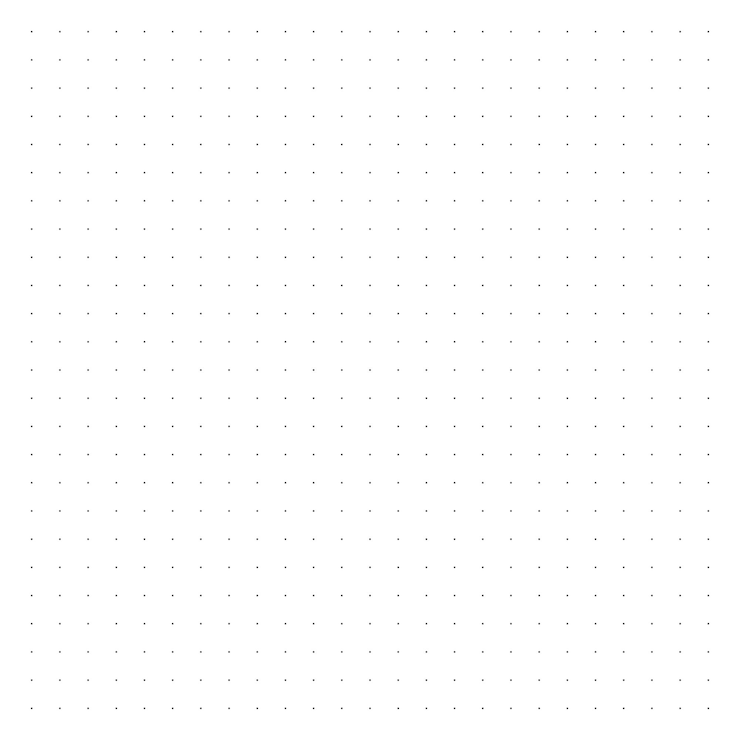 Vector sheet of gray dots on a white background. perfect for planner, notebook, school, print.