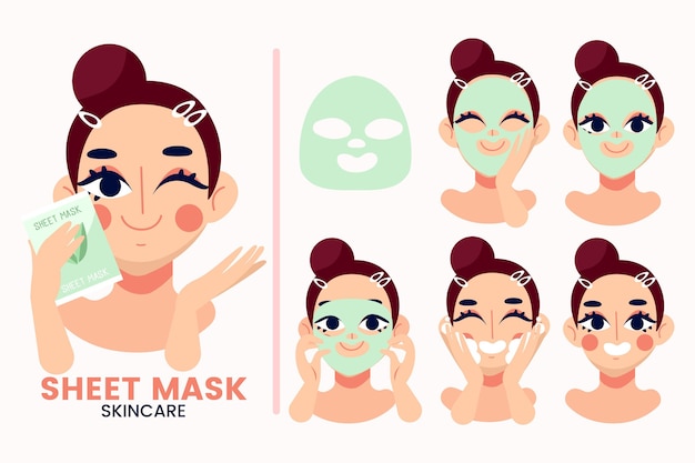 Sheet mask instructions