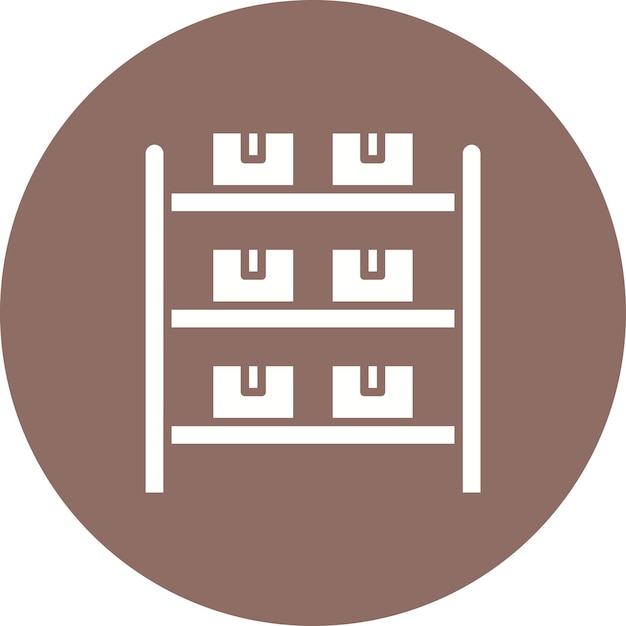 Shelf Capacity icon vector image Can be used for Logistics