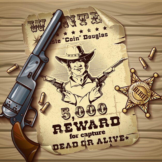 Vector sheriff stars vintage design