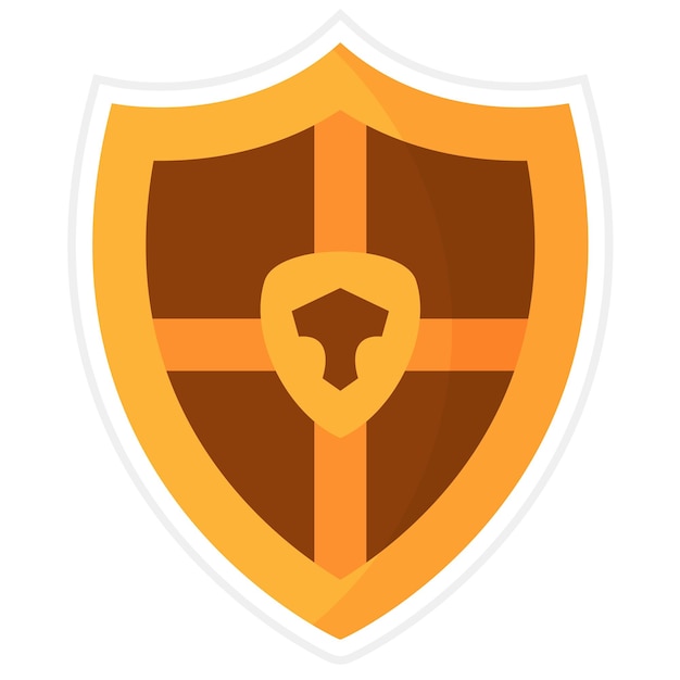 Shield icon vector image Can be used for History