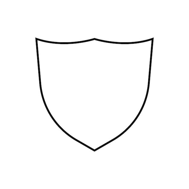 Shield icon vector