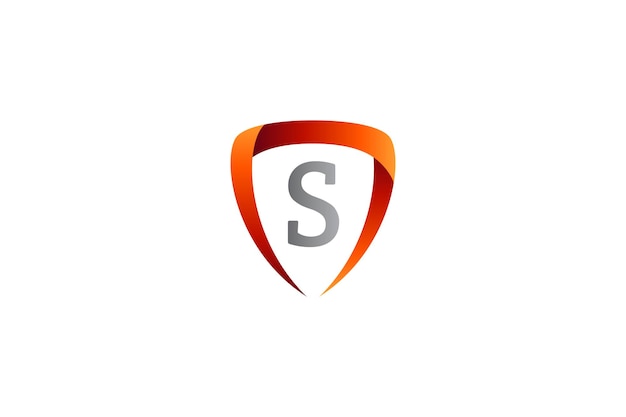 Shield letter S emblem badge logo