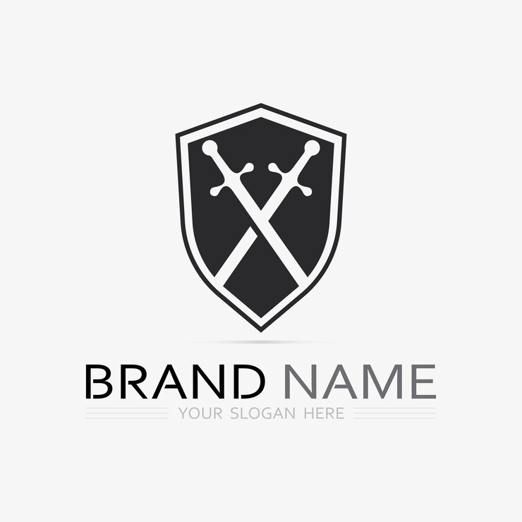 shield logo design vectorshield emblem logo templatelogosymbol iconvector