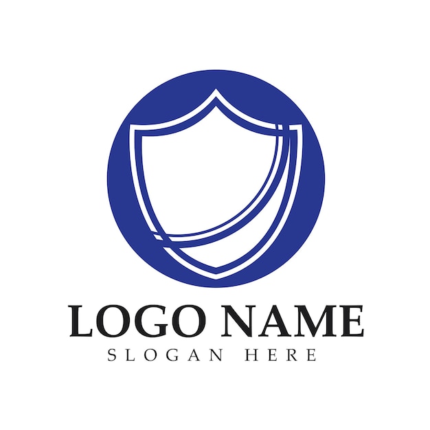 Shield logo design vectorshield emblem logo templatelogosymbol iconvector