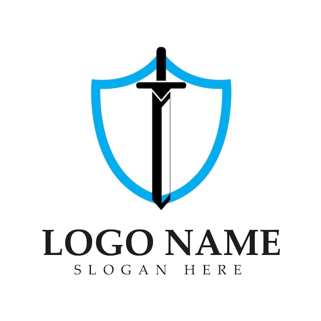 вектор дизайна логотипа щитащит эмблема шаблон логотипалоготипсимвол значоквектор