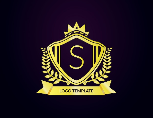 Shield logo template