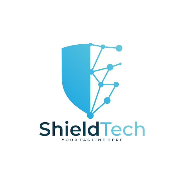 Shield logo vector design template