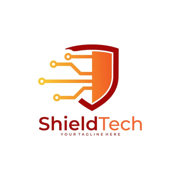 Shield logo vector design template