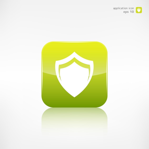 Vector shield protection icon vector illustration