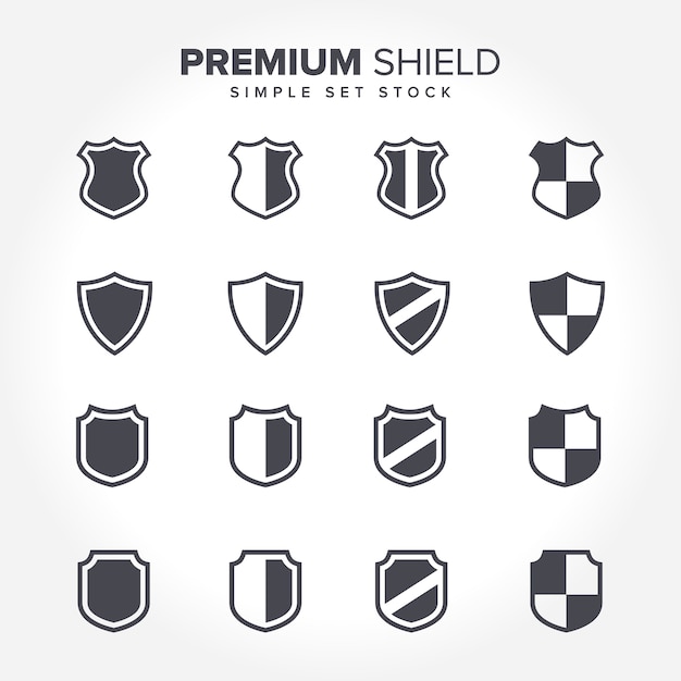 Vector shield vector stock illustration