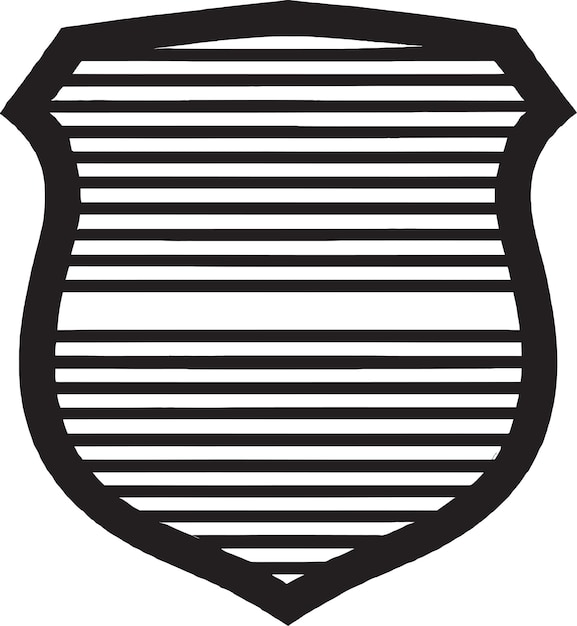 Vector shield with anchor symbol