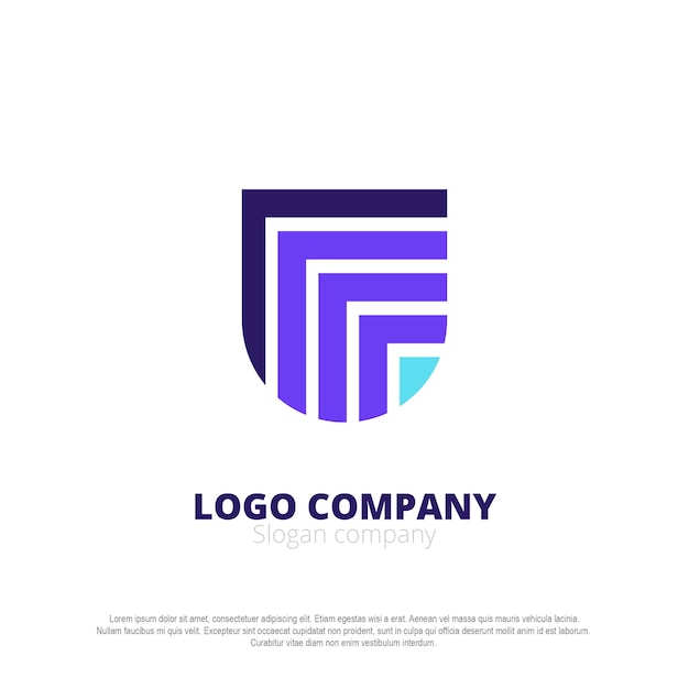 Vector shild company logo