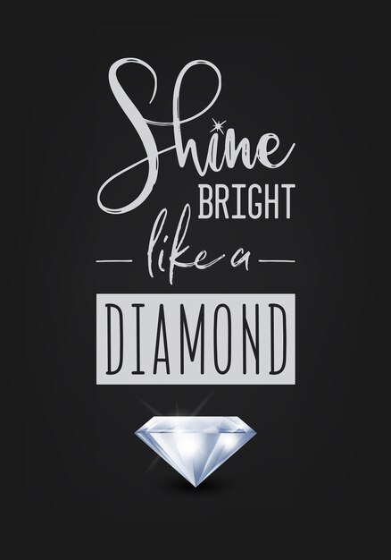 Diamond Quote Images Free Download on Freepik