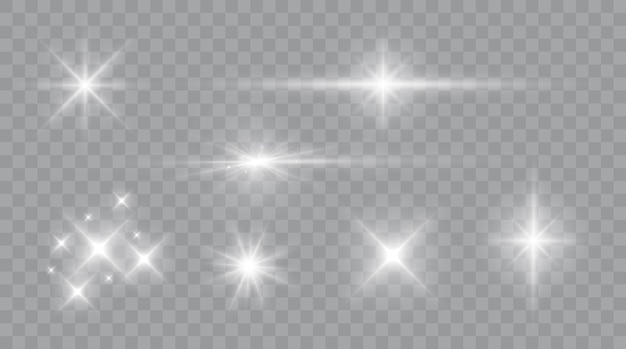 Brillare stelle incandescenti vector shining sparks