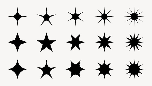 Shine star sparkle vector set Sparkle star icons Shine icon Stars sparkle doodles vector Set sparkles star symbols vector Bright sparkle star sparkle shiny flash star Star shine sparkle icon