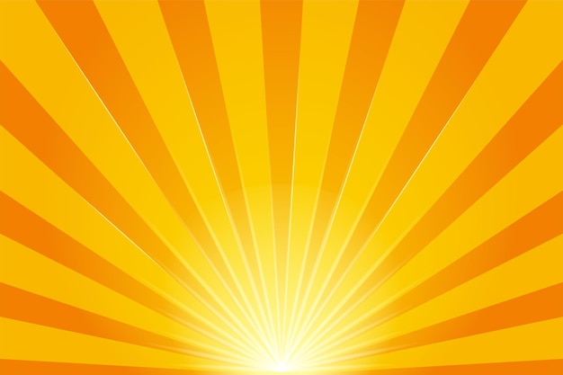 Shine Sun Rays Pattern on Light Background. Vector