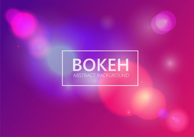 빛나는 화려한 Bokeh 배경