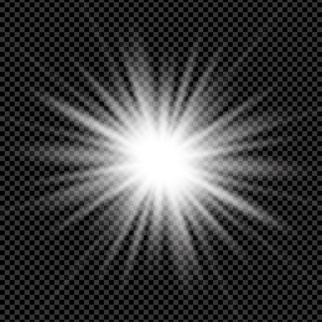 Shining starburst-effect