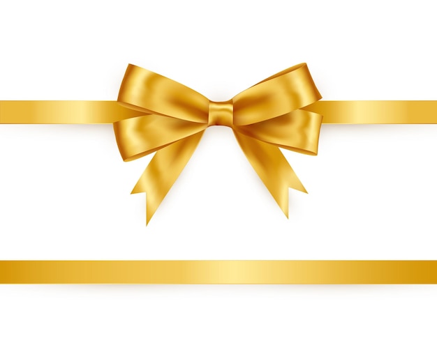 Shiny color satin ribbon on white background