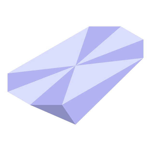 ベクトル 光沢のあるダイヤモンドのアイコン白い背景に分離された web デザインの光沢のあるダイヤモンド ベクトル アイコンの等尺性
