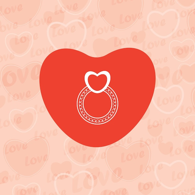 Shiny diamond ring outline icon