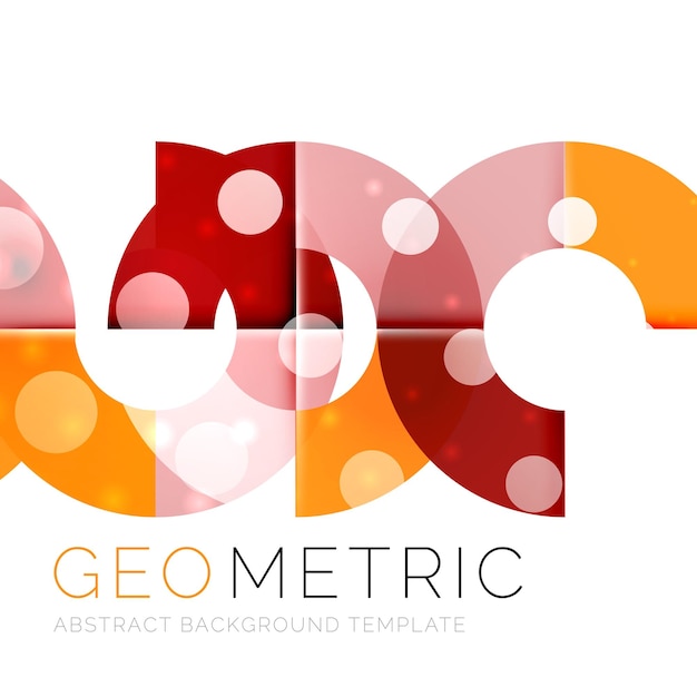 Shiny geometric abstract background