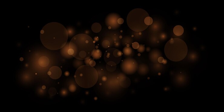 Vector shiny lights background defocused abstract blue and black