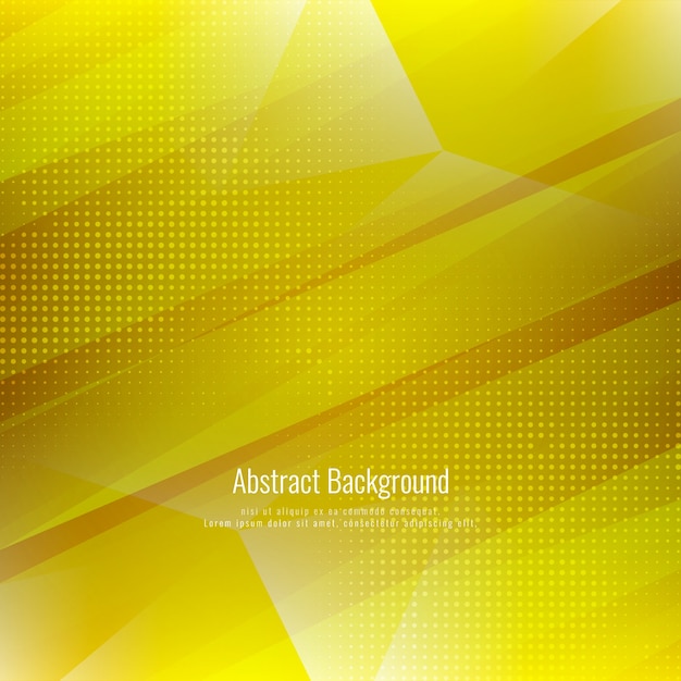 Shiny yellow polygonal background design