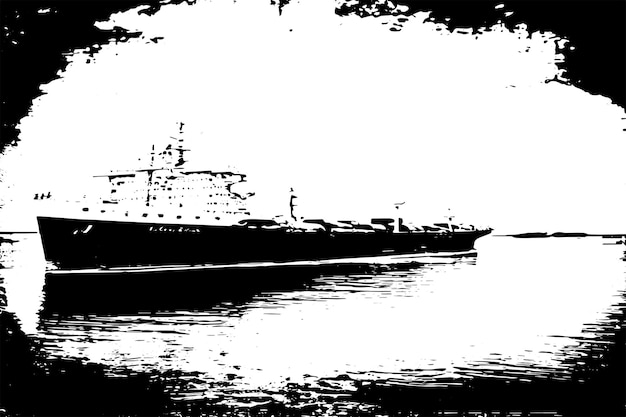 Черная кораблевая текстура на белом фоне векторная иллюстрация черно-белая текстура