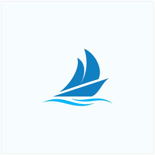 Ship boat logo design