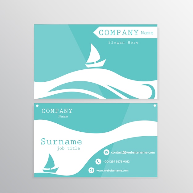 Ship business card