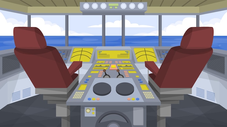 Vector ship cockpit  - interior scenes