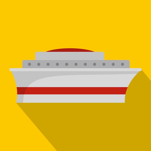 Ship icon flat illustration of ship vector icon for web