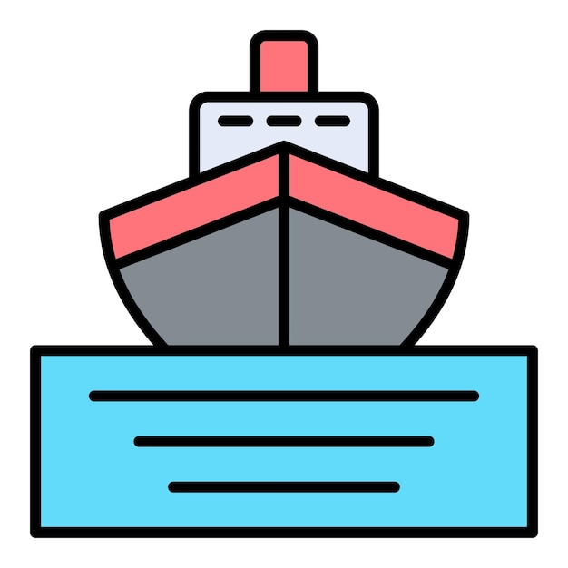 Vector ship icon