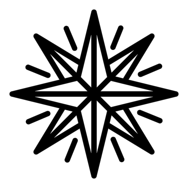 Иконка навигации корабля. контур иконки вектора навигации корабля для веб-дизайна, выделенный на белом фоне.