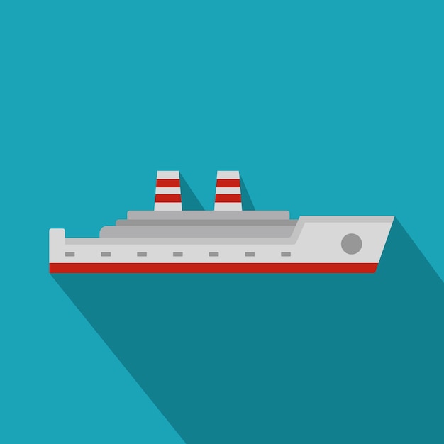 Ship passenger icon Flat illustration of ship passenger vector icon for web