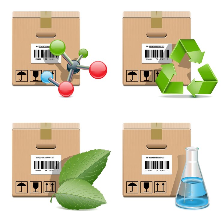 Vector shipment icons set 29 isolated