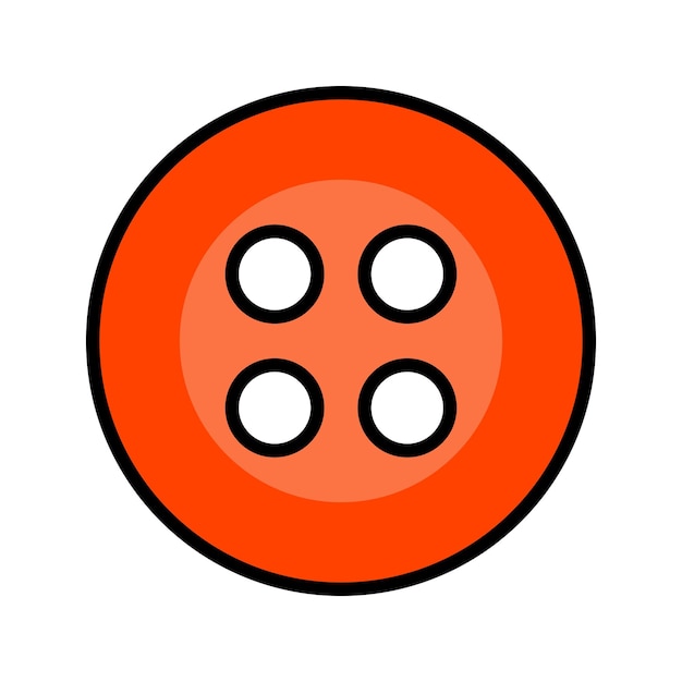 Shirt button icon design illustration design