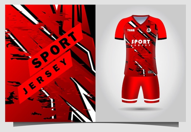 Shirt sjabloon, race jersey ontwerp, voetbalshirt