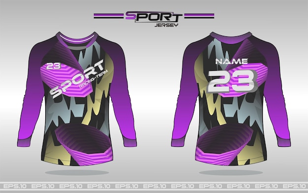 shirt template, racing jersey design, soccer jersey,long sleeve