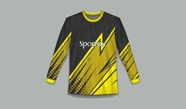 Shirt template racing jersey design soccer jersey